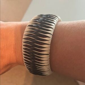 Black and White Woven Bracelet